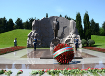 Azerbaijan marks 93rd birthday anniversary of National Leader Heydar Aliyev. Azerbaijan, Baku, 10 May 2016